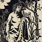 Femme à l'oiseau, 133 cm x 149 cm, 1965