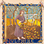 Les quatre saisons - L'automne, 24 cm x 26 cm, 1981